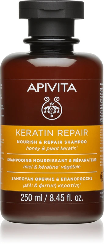 Apivita Keratin Repair Nourish atjaunojošs šampūns