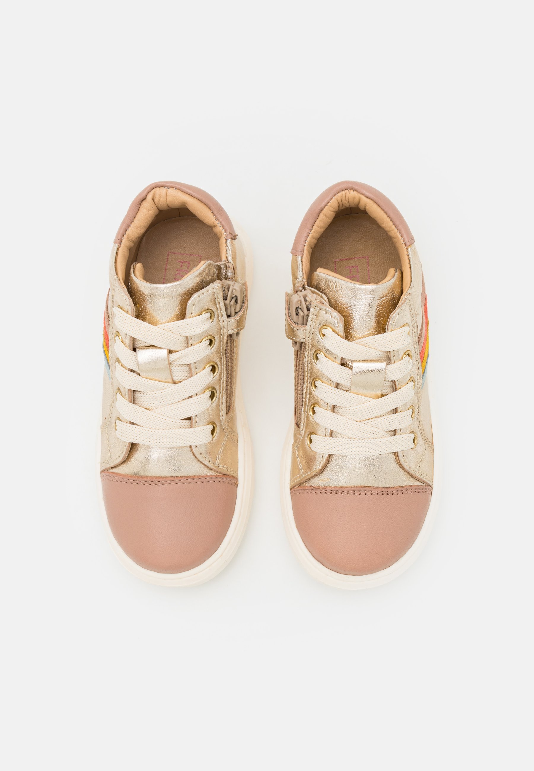 Friboo LEATHER - Scarpe da ginnastica alte - color oro