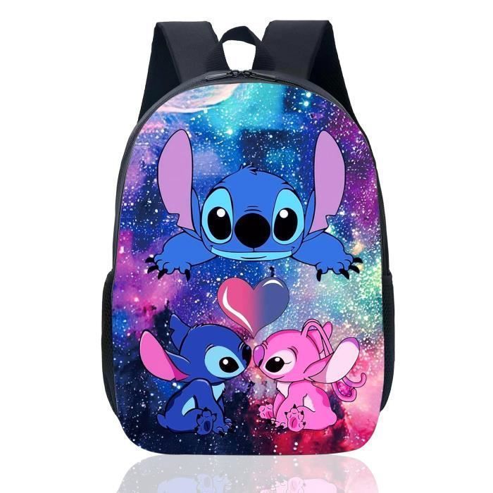 Mochila infantil Stitch, mochila escolar para niñas, mochila para primaria, gran capacidad, regalo para niñas y niños, 42x29x16cm