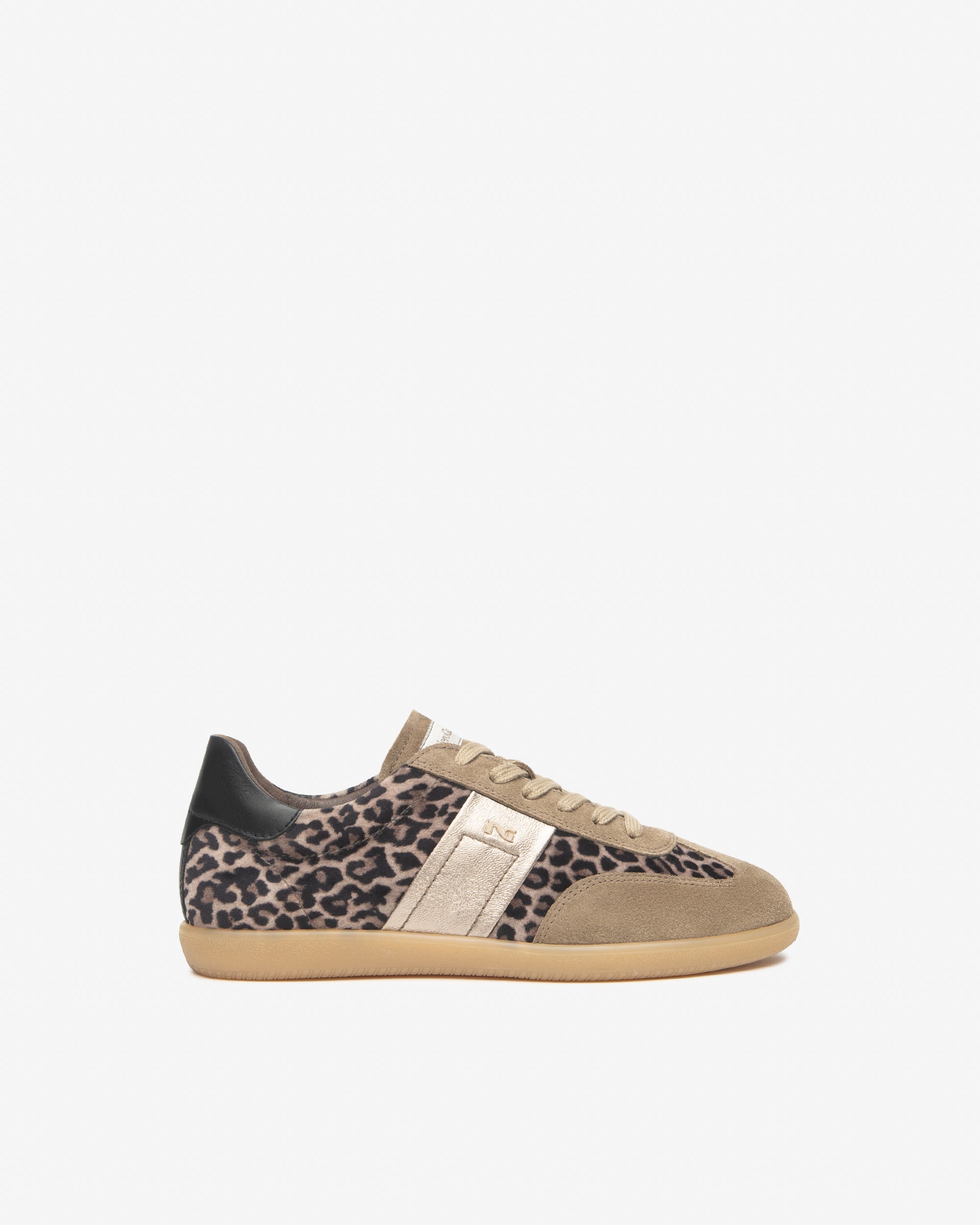  Damen-Sneaker aus Funktionsmaterial, Wildleder und Leder
