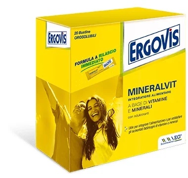 ERGOVIS Ergovis Mineralvit vitamine- en mineralenvoedingssupplement, 20 oraal dispergeerbare sachets