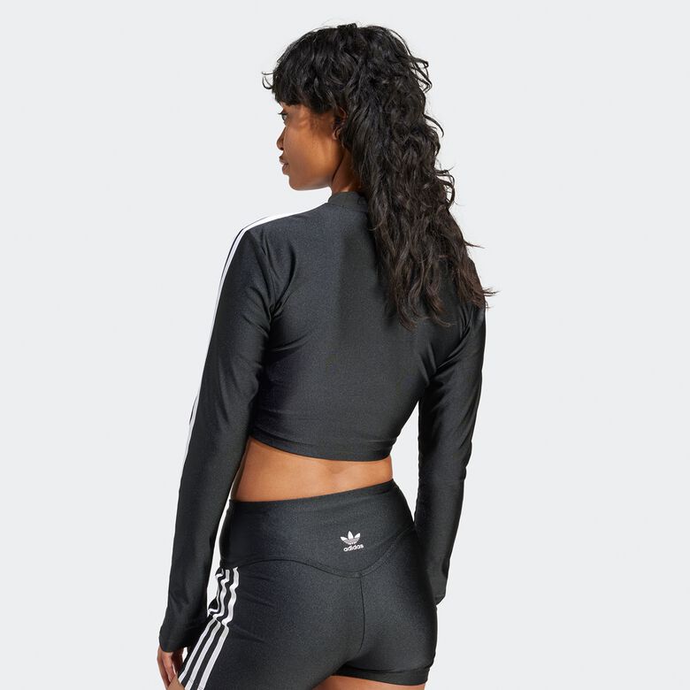 Longsleeve adicolor 3-Strepen Crop