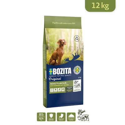 Bozita Original Adult Flavour Plus poronlihalla - vehnätön