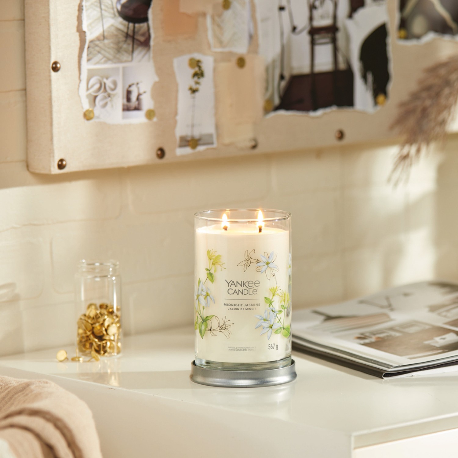 YANKEE CANDLE Grand Gobelet Jasmin de Minuit