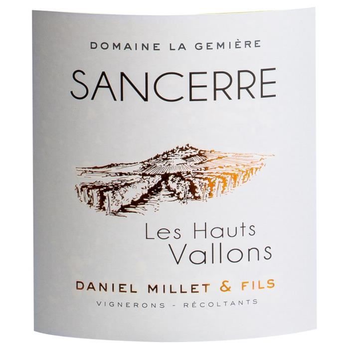 Domaine La Gemière Les Hauts Vallons 2024 Sancerre - Vino bianco della Loira