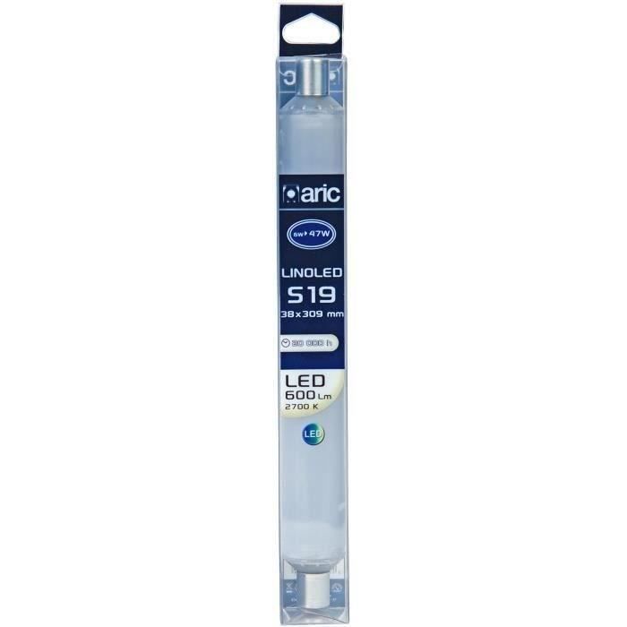 Tubo LED tipo Linolite S19 - 38x309 - 6W - 2700K