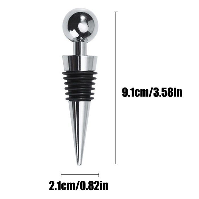 Juego de 4 tapones para botellas de vino, tapones para botellas, protectores de botellas, sellos para cerveza, tapones para vino