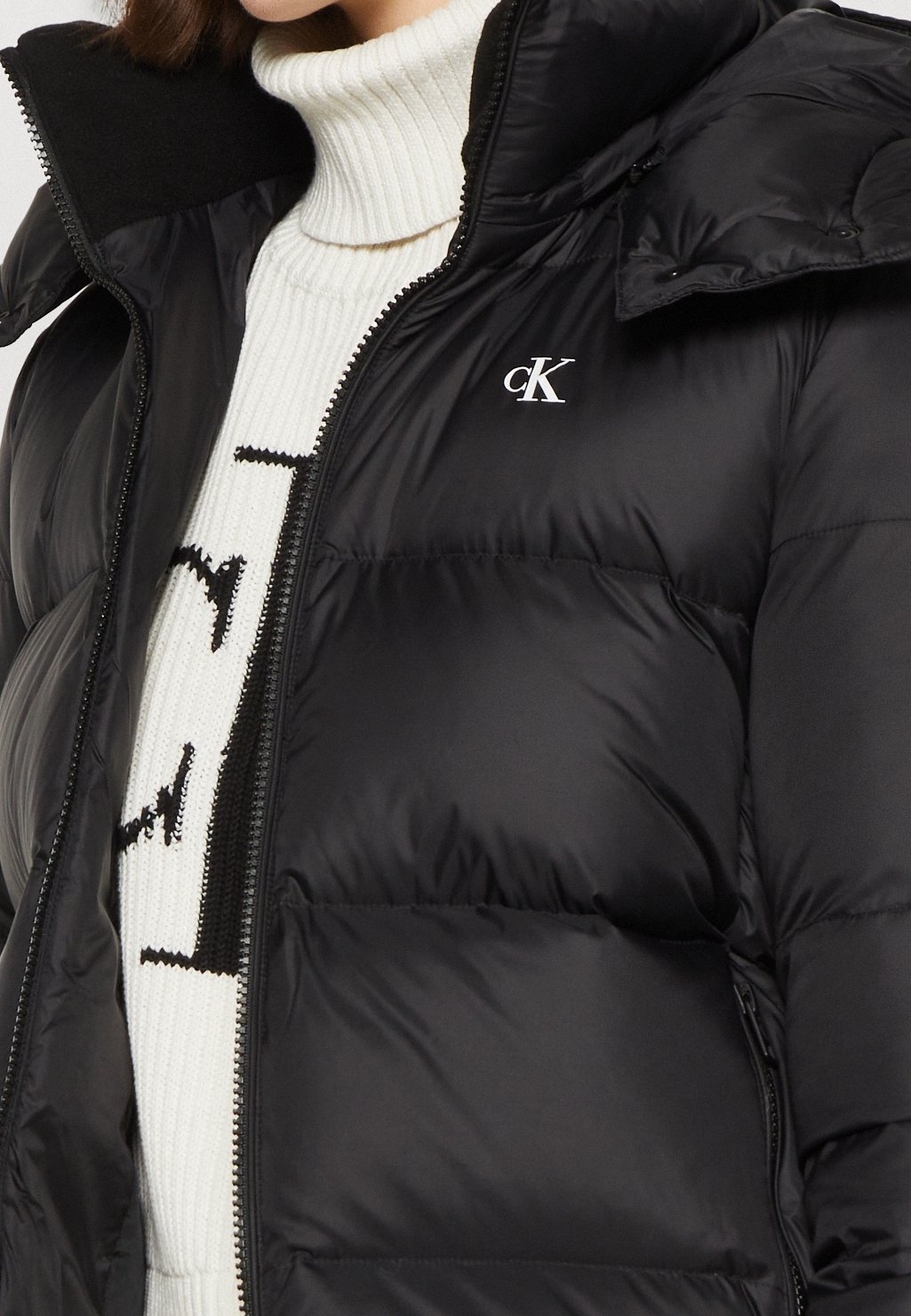 Giacca imbottita Calvin Klein Jeans - nera
