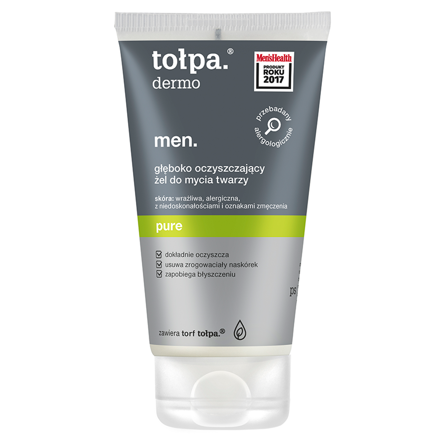 Tołpa Deeply Cleansing Face Wash Gel for Men 150ml Dermo Men