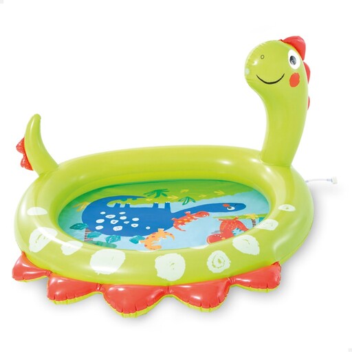 Piscină gonflabilă mică cu dinozauri Intex și aspersoare
