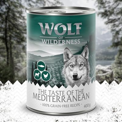 Wolf of Wilderness Adult „Der Geschmack von“ 6 x 400 g