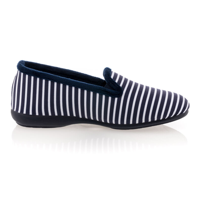 Pantuflas azules para mujer