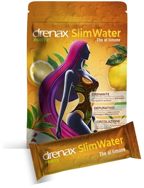 DRENAX Drenax Forte Slim Water Citroenthee 24 zakjes bruisgranulaat