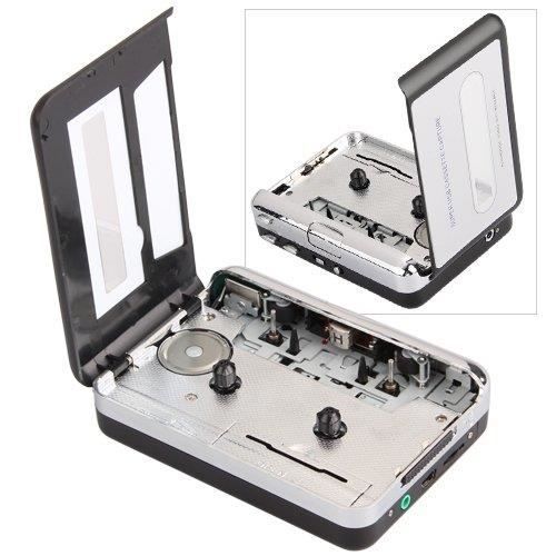 Marchelec Lecteur cassette USB-convertisseur lecteur MP3-Argent