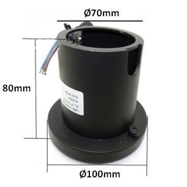 Refletor LED embutido para exterior IP65 220V 3W 80° (pacote com 5) - Branco frio 6000K - 8000K - SILUMEN