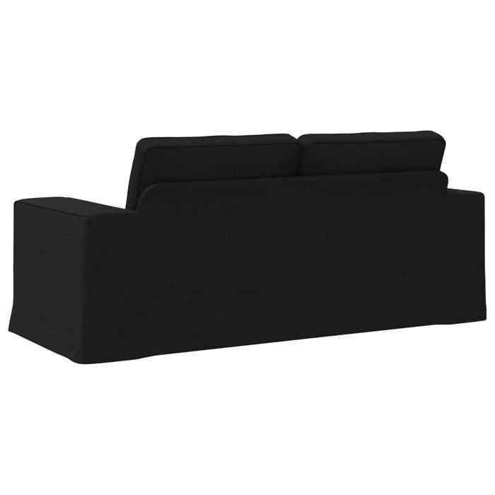 Canapé Noir 182 x 80 x 82 cm Métал