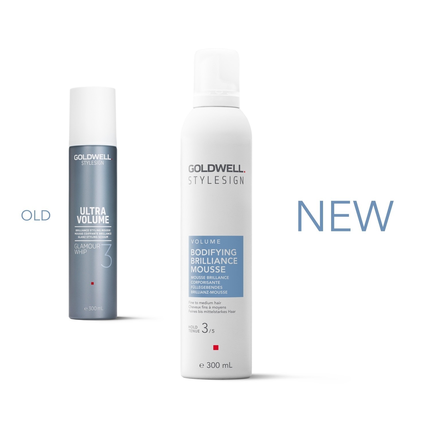 „Goldwell Stylesign Bodifying Brilliance“ plaukų putos, 300 ml
