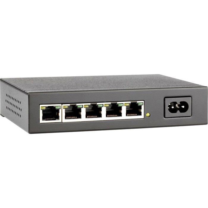 Switch réseau - RENKFORCE - 5 ports - 1 GBit/s - Boîtier intégré - LED d'état sur chaque port