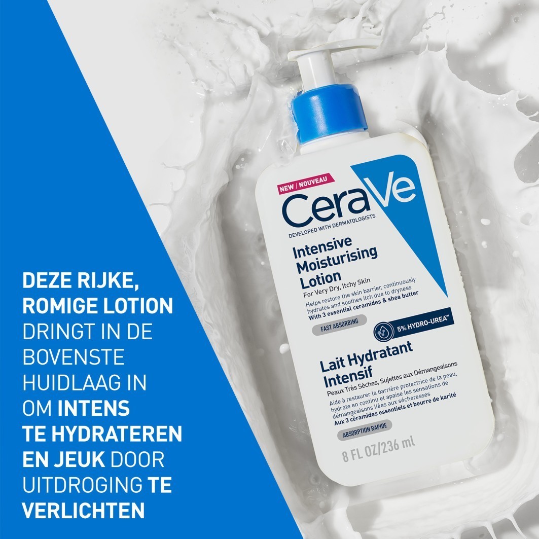 CeraVe Intenzívne hydratačné telové mlieko - 473 ml