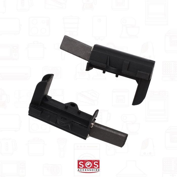 Kit de escobillas para motor BEKO (2 escobillas) - Compatible con varias marcas - Accesorios para lavadoras