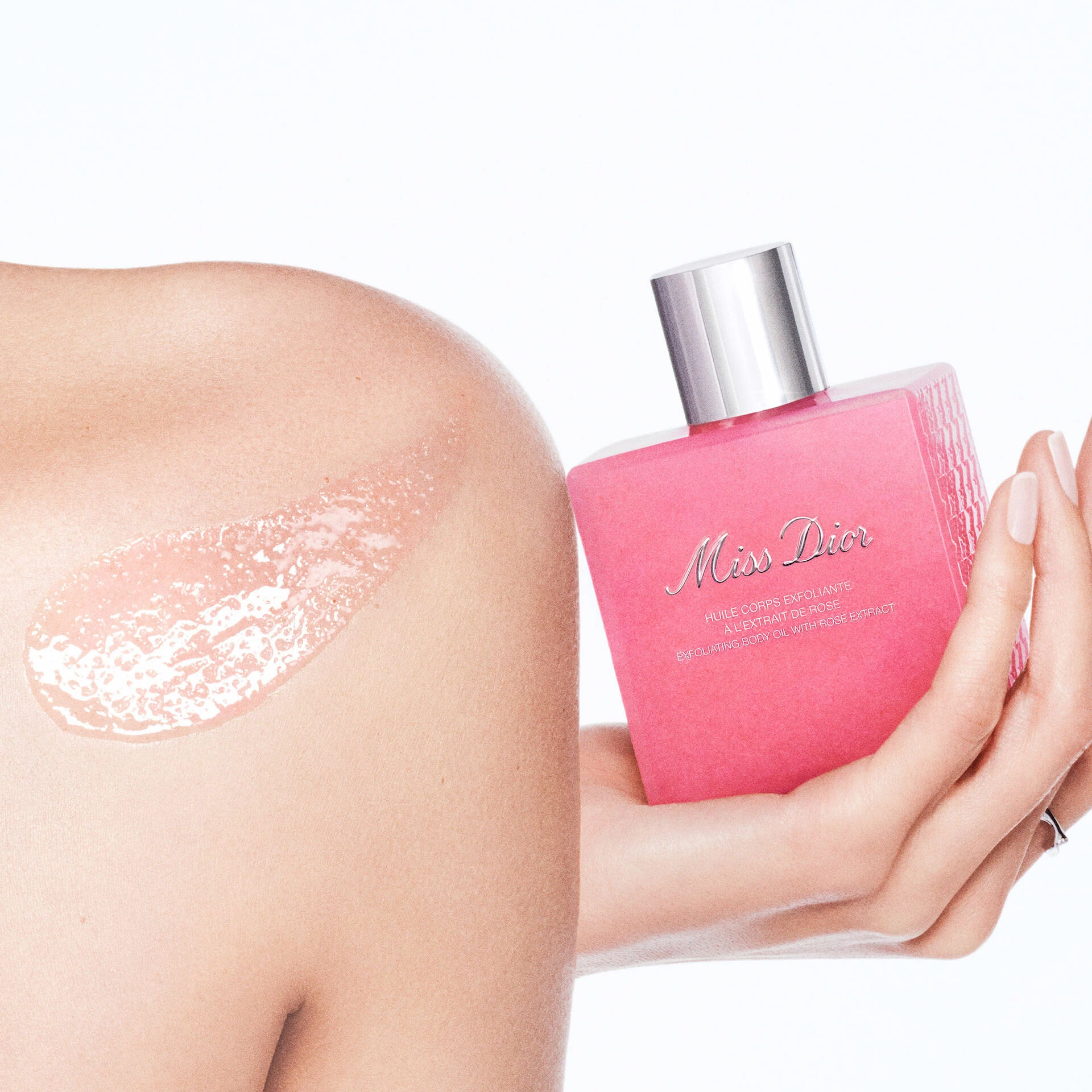 Ulei de corp exfoliant Miss Dior cu extract de trandafir 175 ml - DIOR