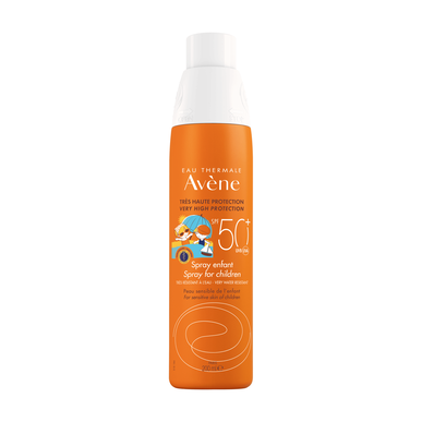 Avène Sun Care Spray lapsille SPF50 aurinkosuojasuihke kasvoille ja vartalolle, 200 ml