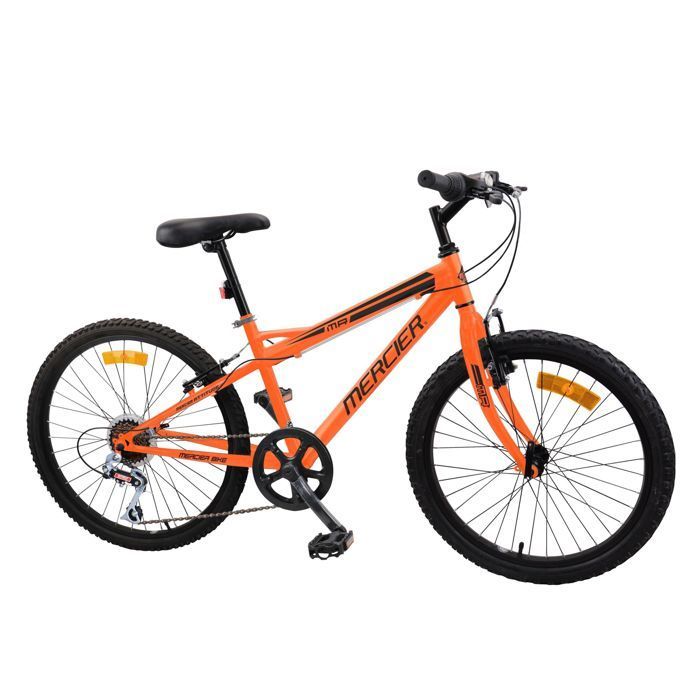 VTT 24'' MERCIER - 6 vitesses - cadre mixte - orange