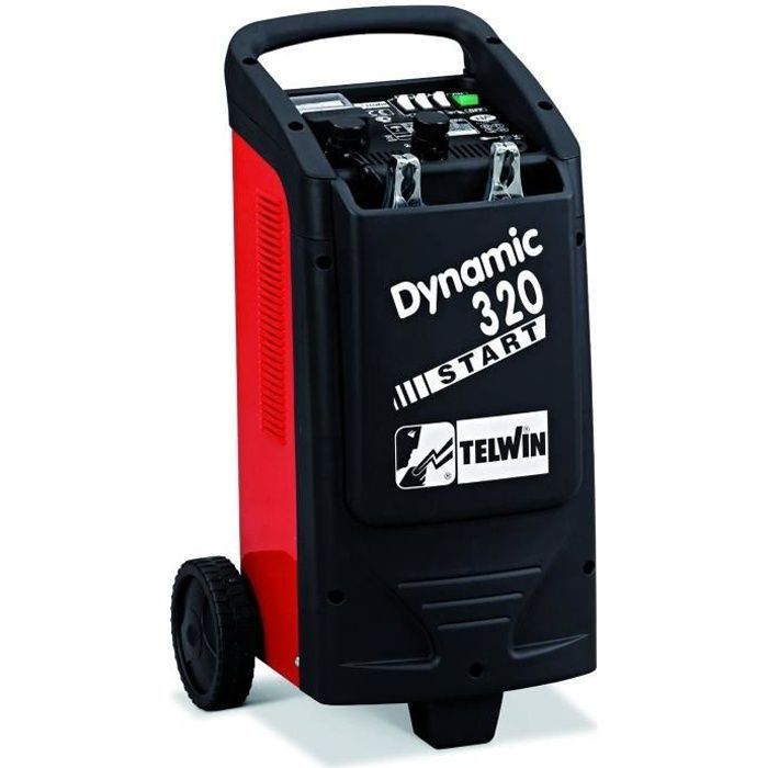 Chargeur démarreur sur roues - DYNAMIC 320 - 12 V/24 V - 100 A démarrage - Charge 30 A