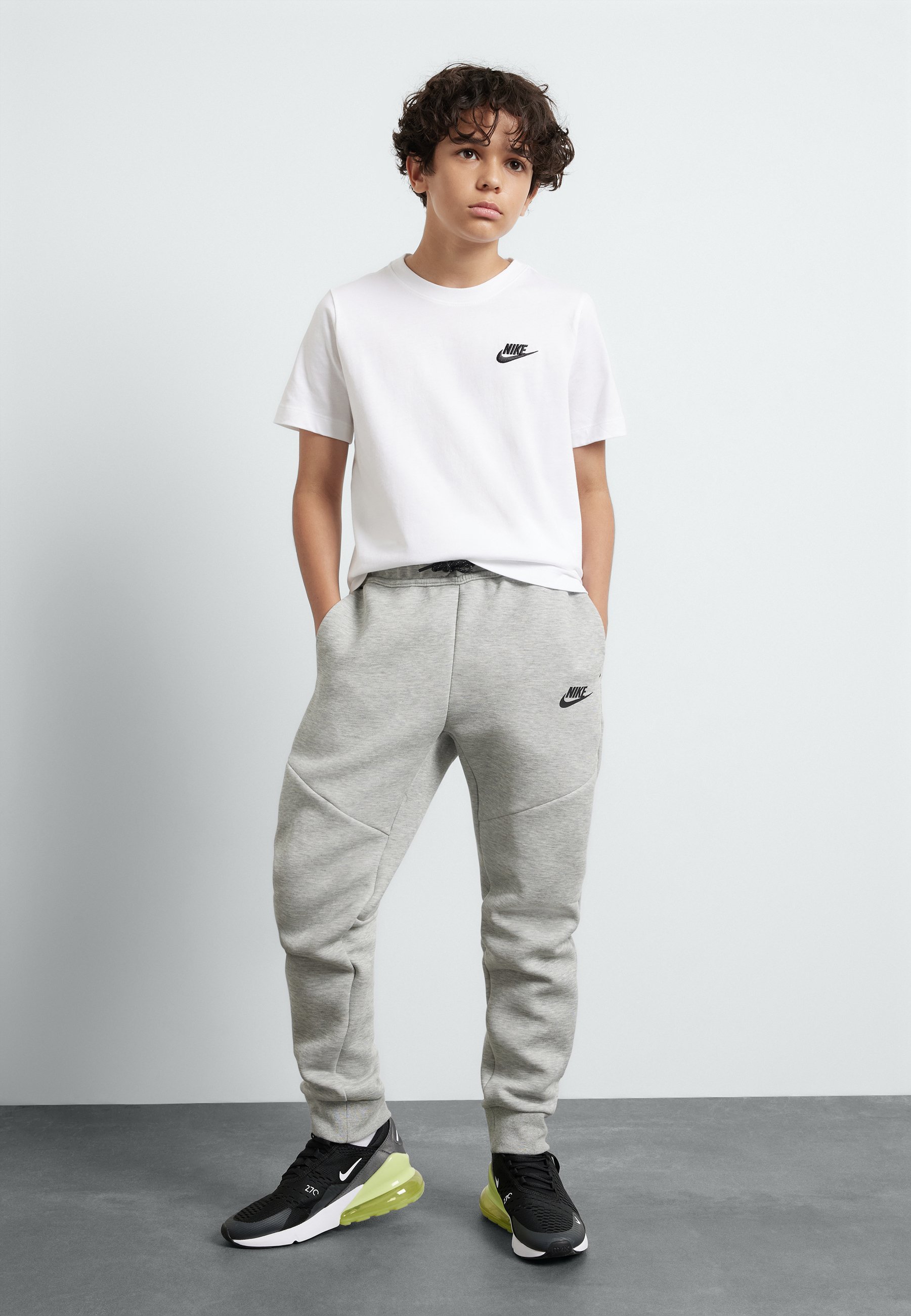 Nike Sportswear UNISEX - Trainingsbroek - donkergrijs gemêleerd/zwart