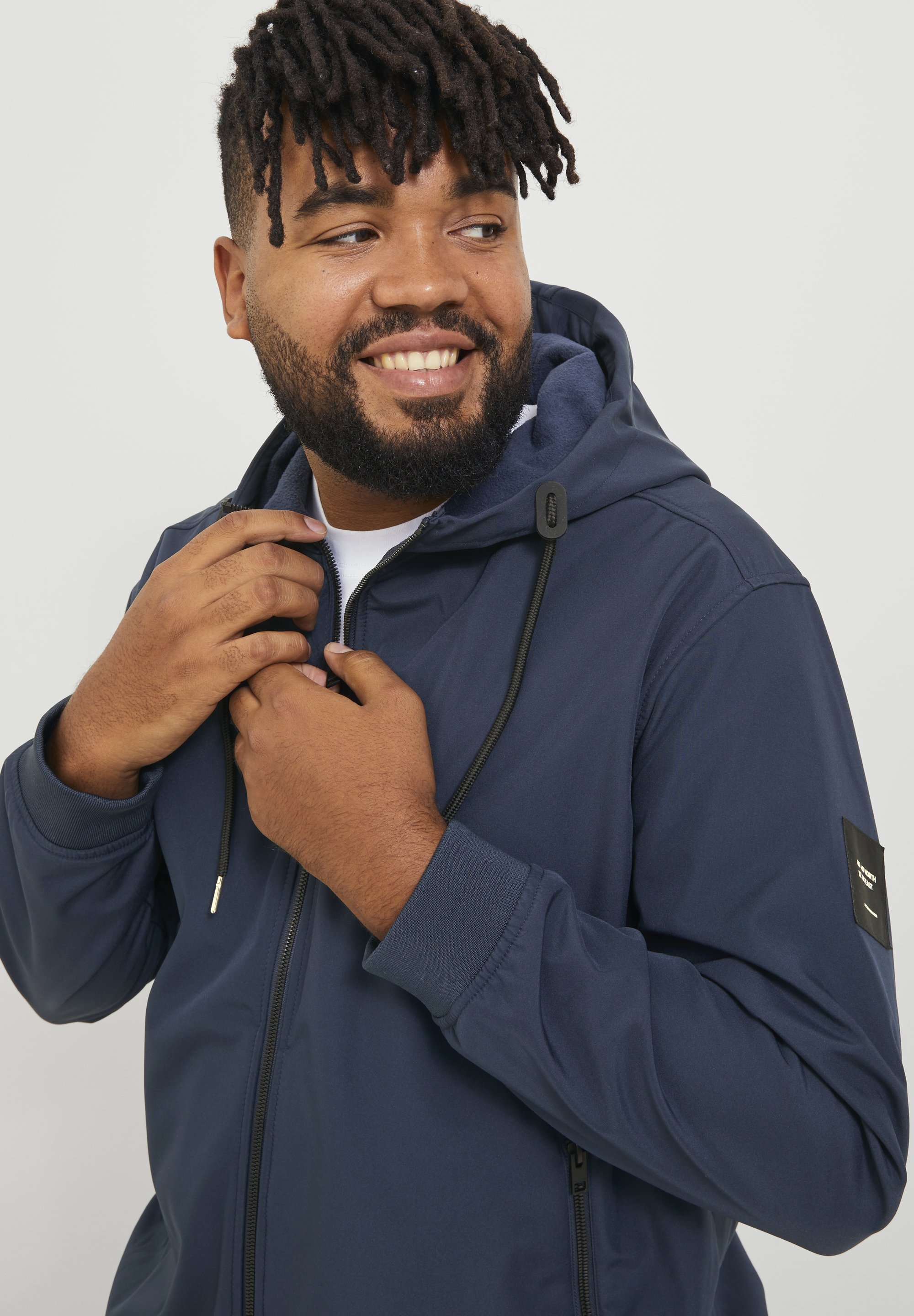 Jack & Jones JJEBASIC - Outdoorjas - marineblauwe blazer