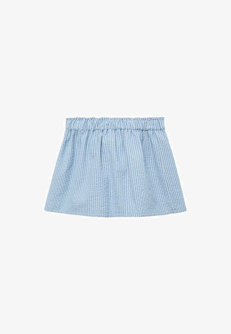 Jupe trapèze rayée Mango Kids - bleu clair