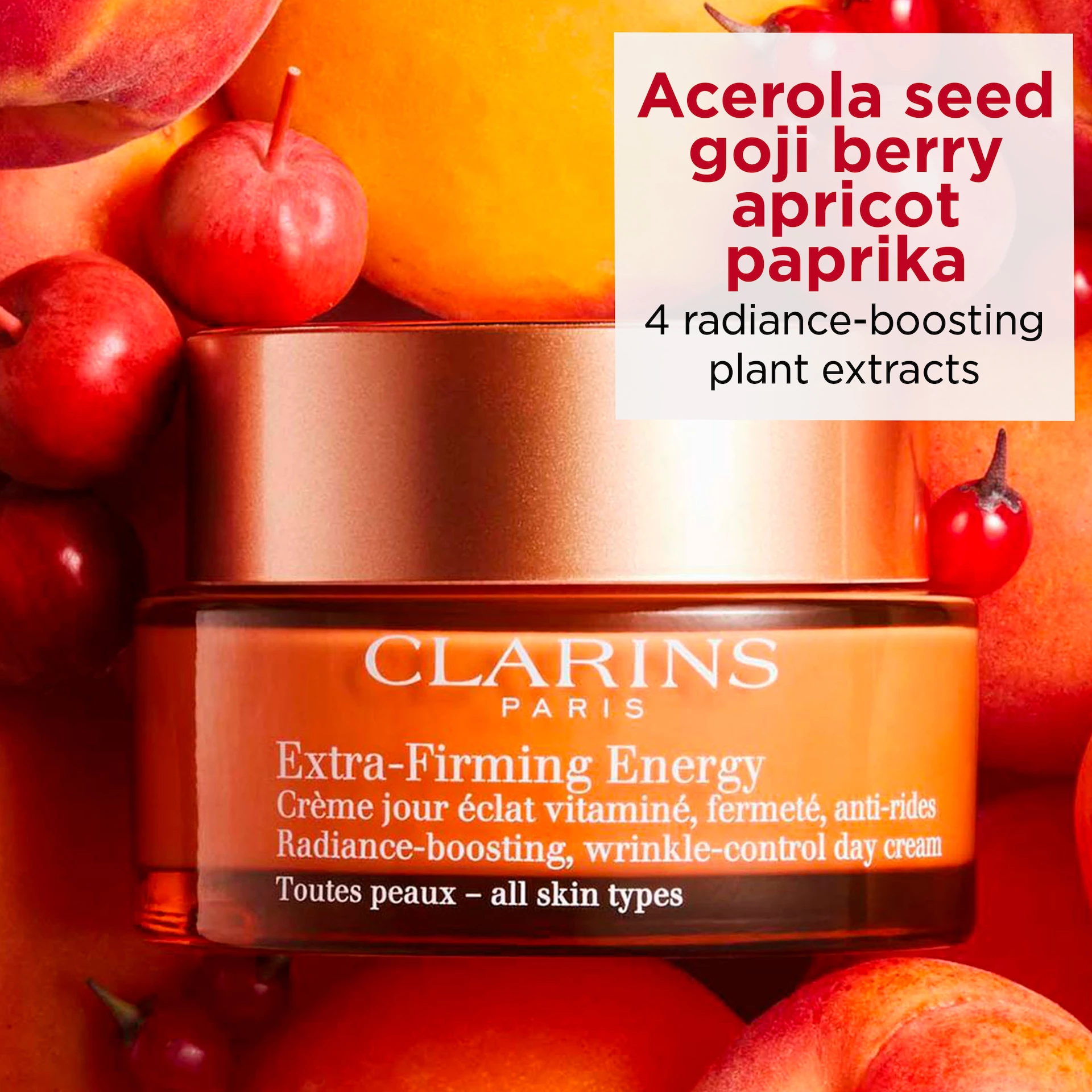 Cremă de zi energizantă extra-fermitate pentru toate tipurile de ten 50 ml - Clarins