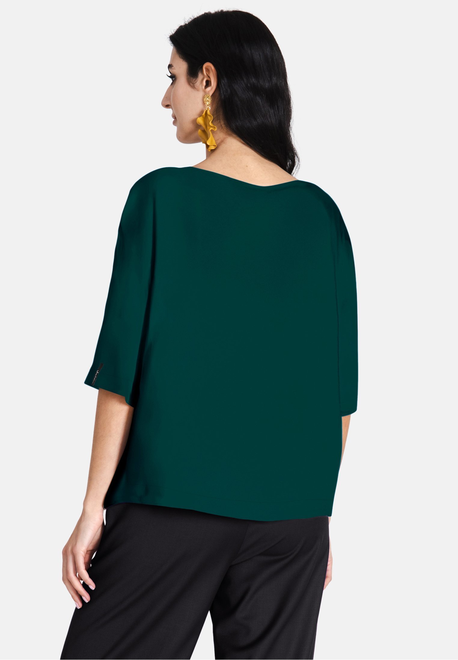 Jascha Stockholm PAPIN - Blouse - donkergroen
