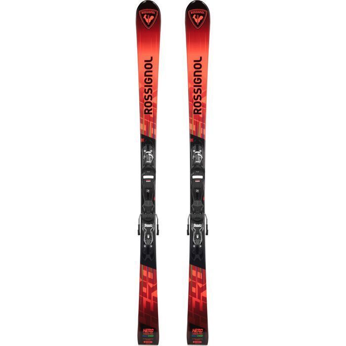 Pack Ski Rossignol Hero Jr Multi Event Xpress Jr + Fixations Xpress 7 Gw Rouge Garçon