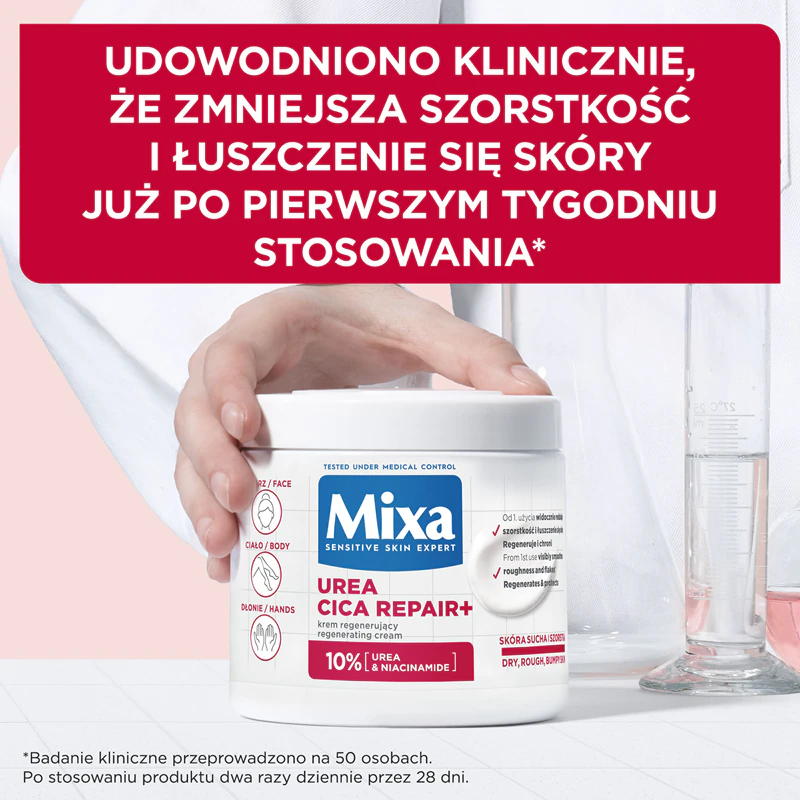 Mixa Mixa Body Care Urea Cica Repair regenererende bodycrème voor een zeer droge huid