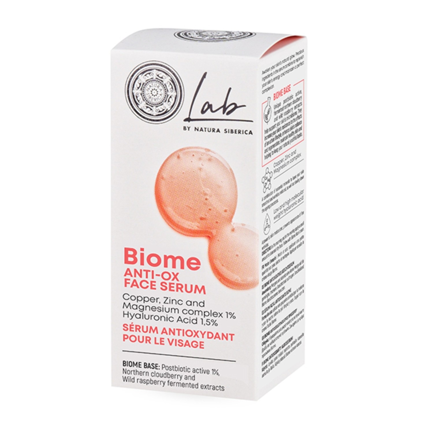Natura Siberica LAB BIOME Sérum visage Anti-oxydant