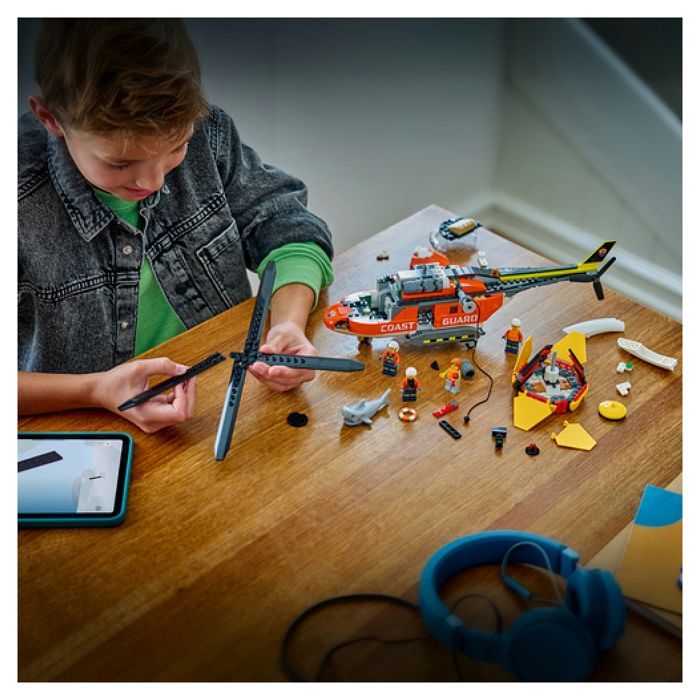 LEGO City 60503 L’Hélicoptère des Garde-Côtes - Jeu de Construction 7 ans - Idée de Cadeau