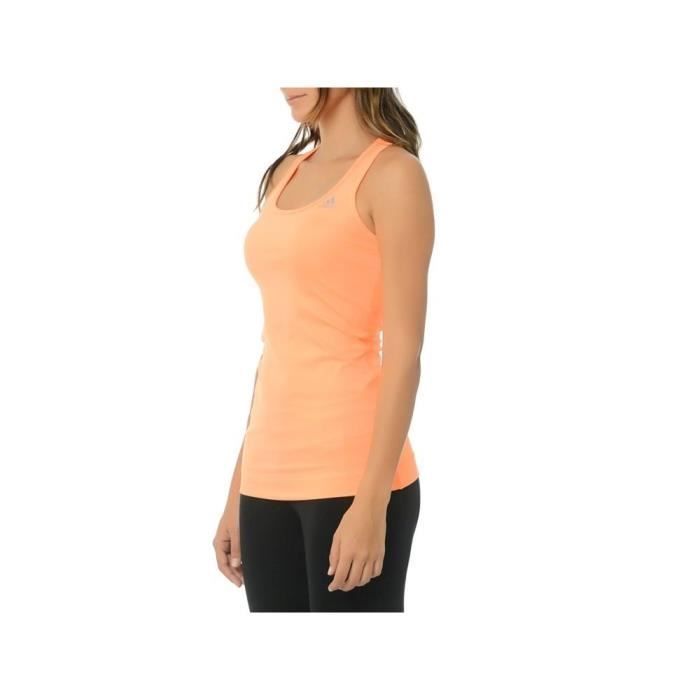 Camiseta - ADIDAS - TF Tank Solid - Naranja - 100% algodón - Sin mangas