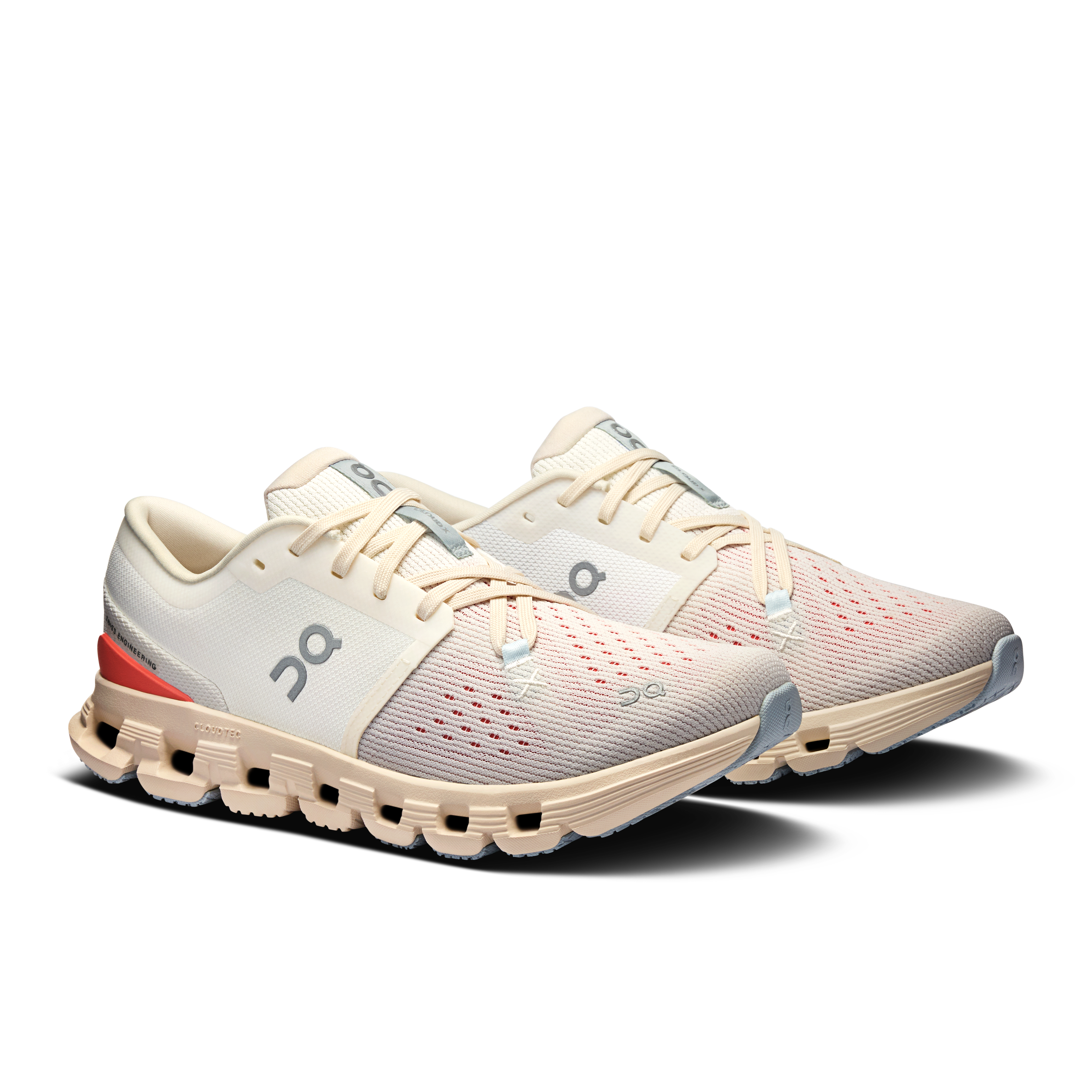 On Sac Cloud X 4 Femme Ivoire | Saumon