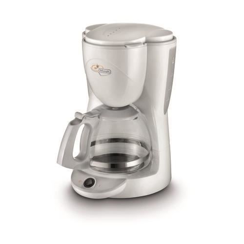 Cafetera de filtro - DELONGHI - ICM2.1 - 1000W - 10 tazas - Blanca