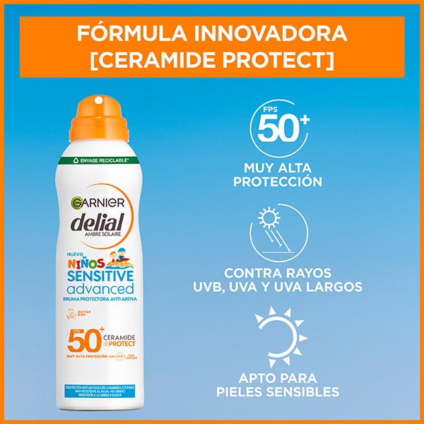 Niños Sensitive Advanced Mist Anti-Arena SPF 50| 150ML