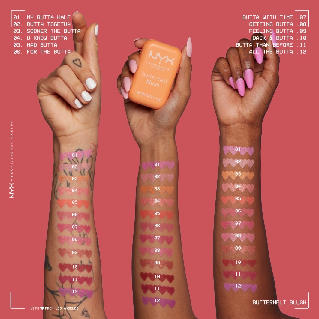 NYX Professional Makeup rumenilo Buttermelt rumenilo - 5 g