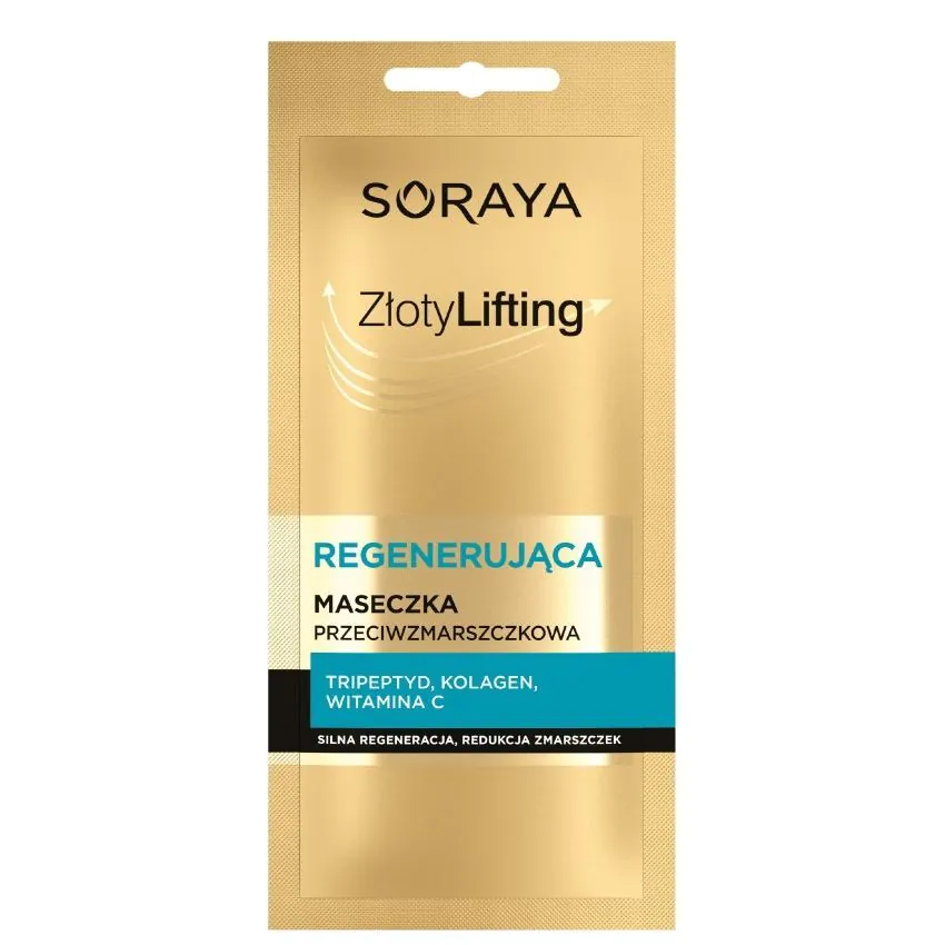 Soraya Złoty Lifting Regenerująca maseczka przeciwzmarszczkowa 8ml
