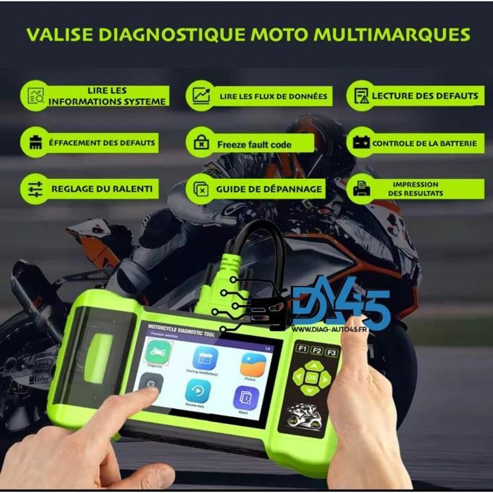 MALETÍN DE DIAGNÓSTICO PARA MOTOCICLETAS MULTIMARCA