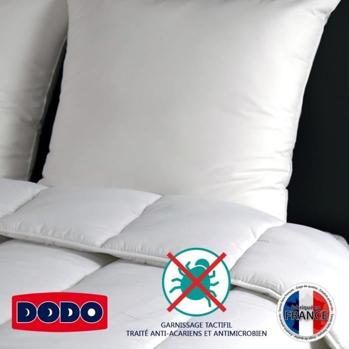 Almohada antiácaros DODO Percale PALACE - 65 x 65 cm