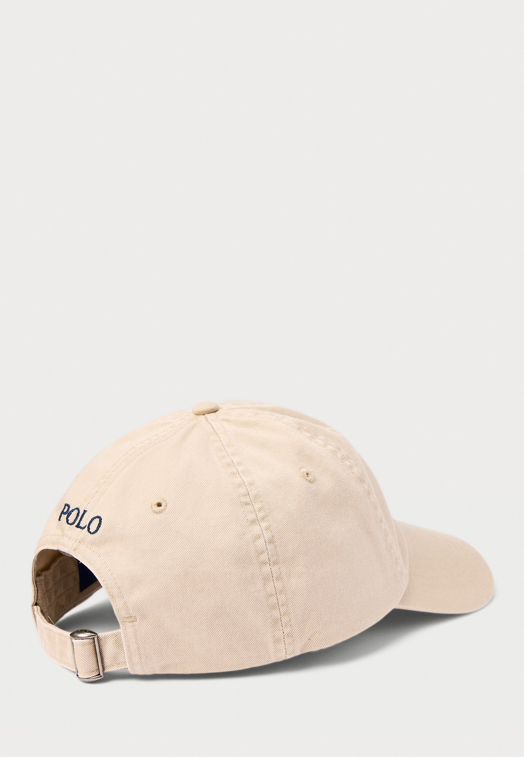 Czapka z daszkiem Polo Ralph Lauren COTTON CHINO - beżowo-niebieska