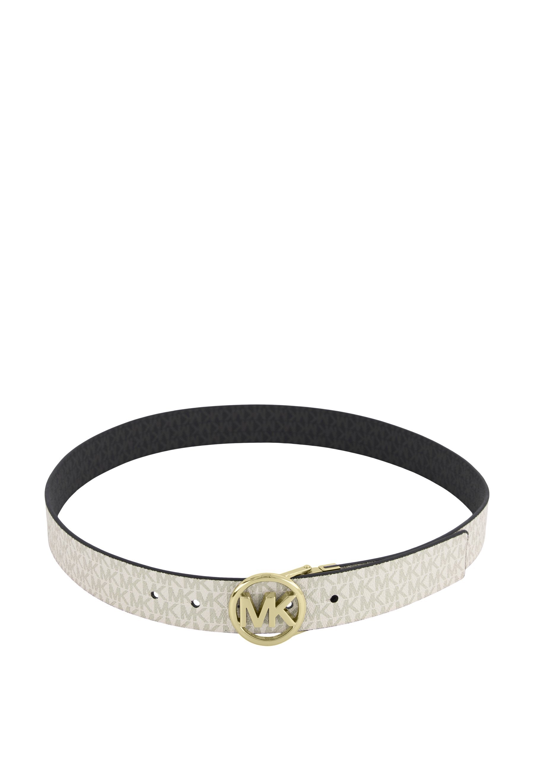 MICHAEL Michael Kors LOGO RIEM - Riem - zwart goud