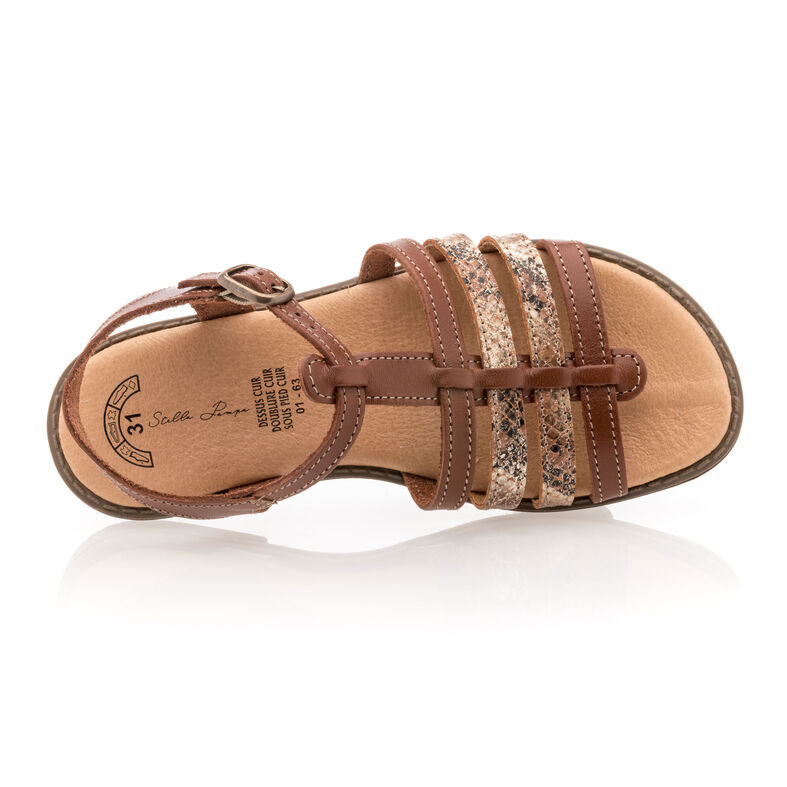 Brune sandaler/åpne sko til jenter