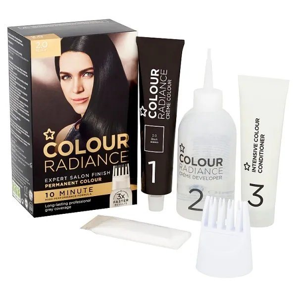 „Superdrug“ spalva „Radiance Black 2/0“