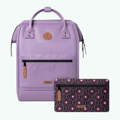 Cabaia Adventurer Medium Rucksack, Parma Lila